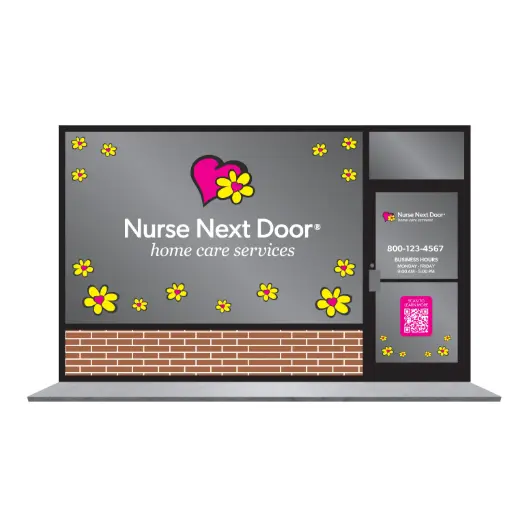 [NND-WIN-2] Nurse Next Door Window Graphics - Option 2